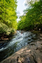 Slide Down the Meadow Run Natural Water Slide