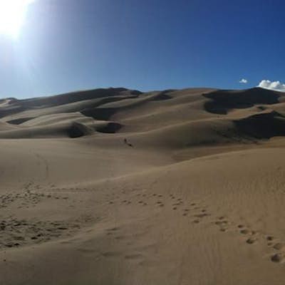 Sandboard in Great Sand Dunes National Park