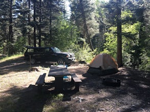 Camp at Cuchillo del Medio