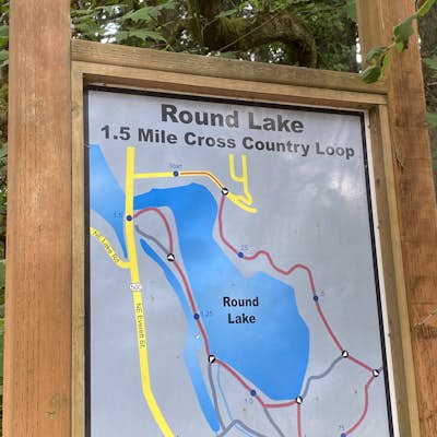 Run the Round Lake Loop at Lacamas Park