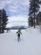 Cross country Ski around Vallecito Lake