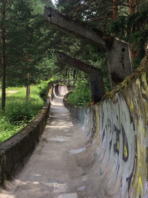 Hike to Sarajevo's abandoned Olympic Bobsled Tracks