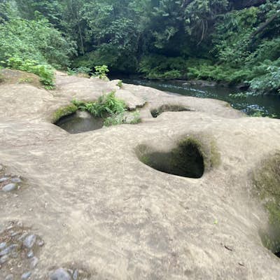 Explore Camas Pothole Falls
