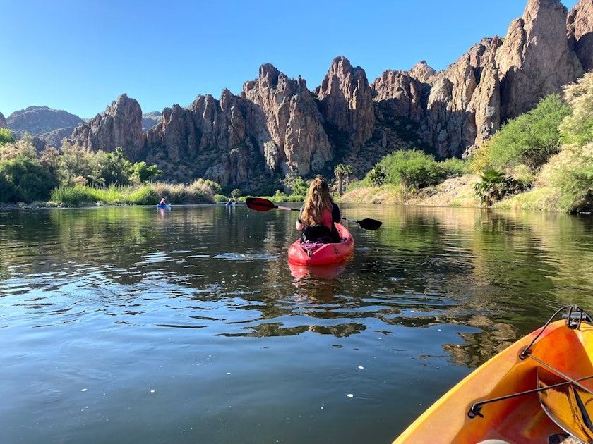 Kayak the Lower Salt River, Mesa, Arizona