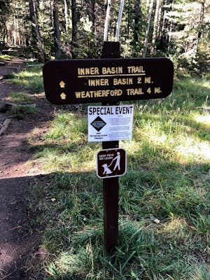 Hike Inner Basin Trail #29