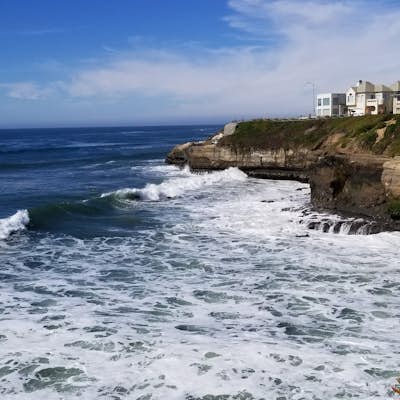 Hike Natural Bridges to Lighthouse Field