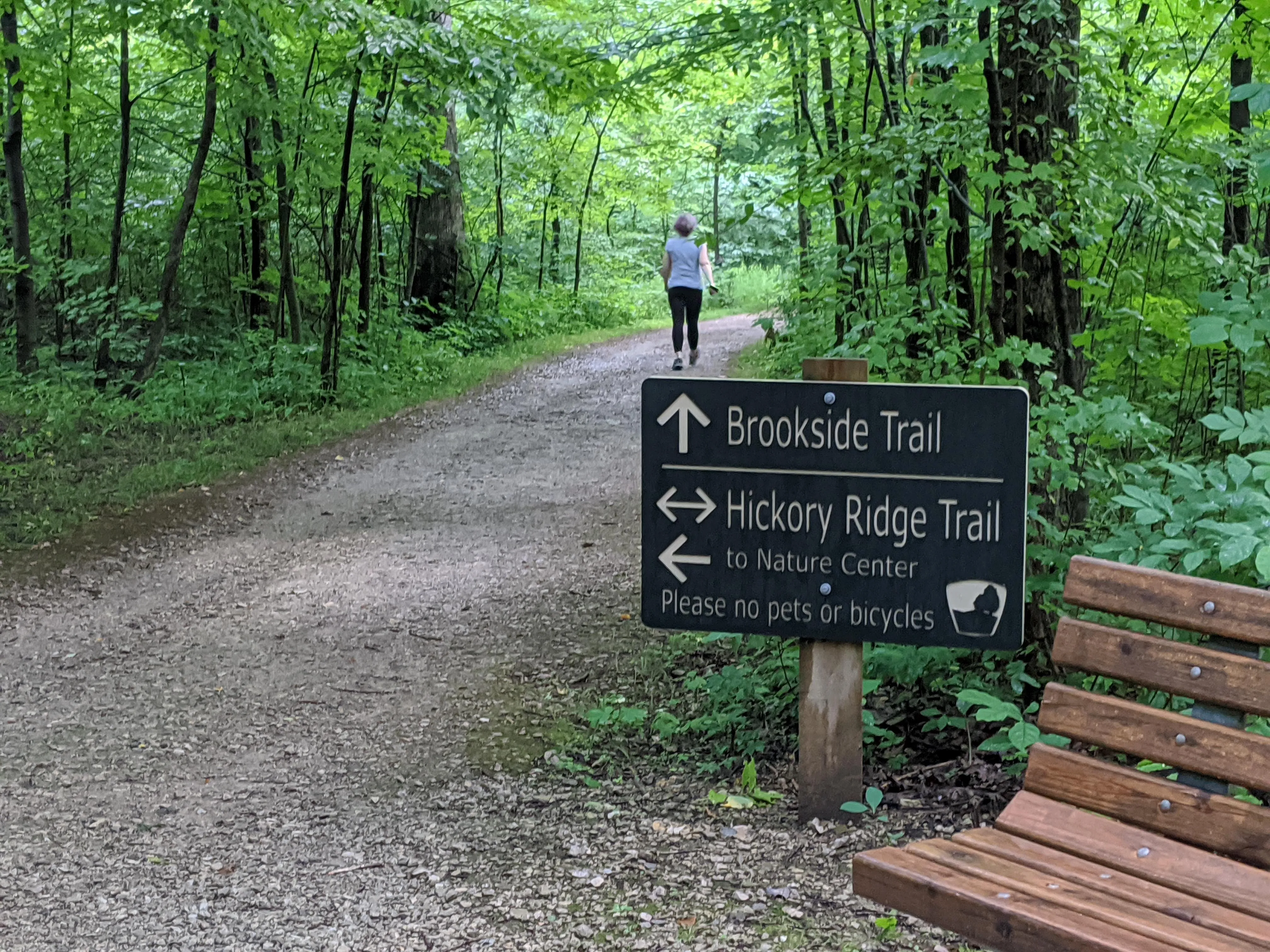 Hike the Overlook-Hickory Ridge-Brookside Trail