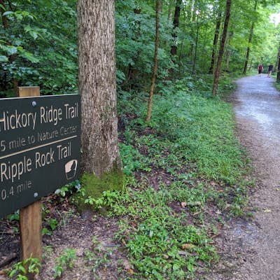 Hike the Overlook-Hickory Ridge-Brookside Trail
