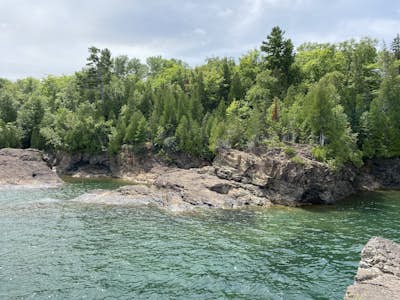 Cliff Jump at Black Rocks Cove