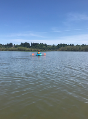 Kayak Vancouver Lake