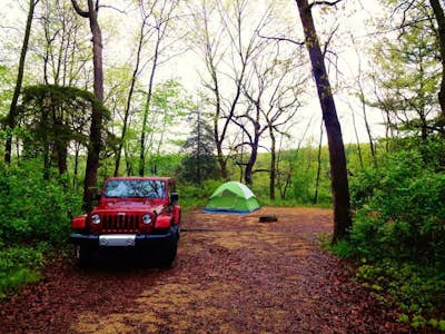 Camp at Governor Dodge State Park