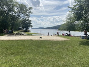 Float on the Wisconsin River at Camp Rest Park 