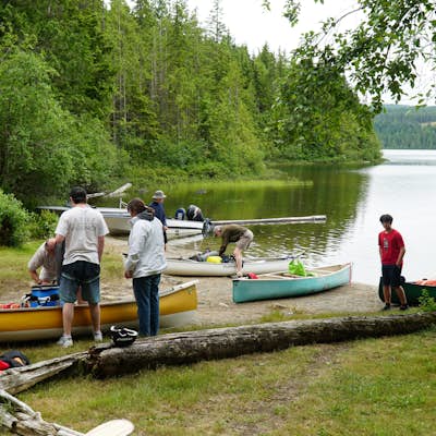 Canoe the Sayward Lakes Loop