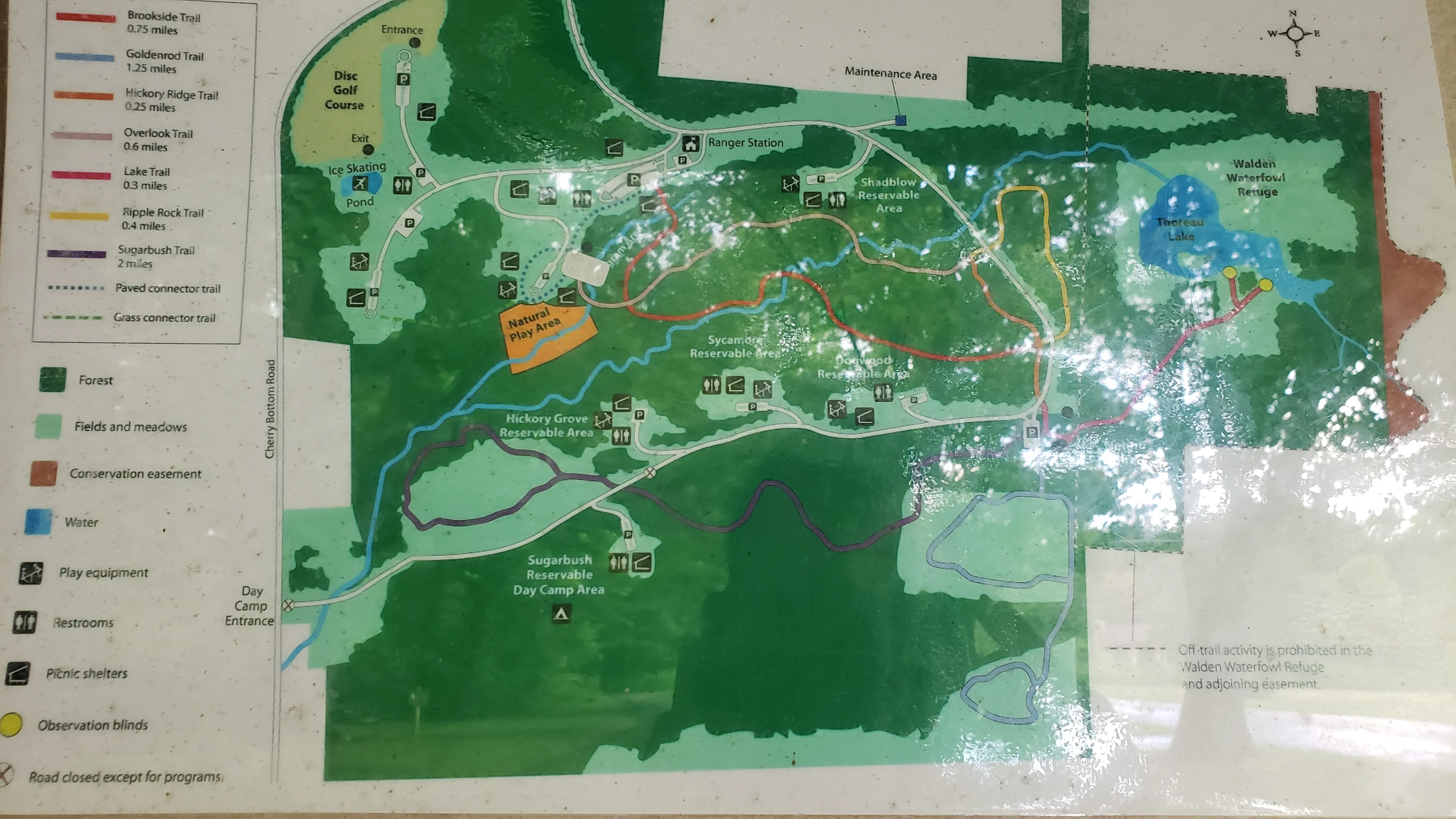 Hike the Overlook-Hickory Ridge-Brookside Trail