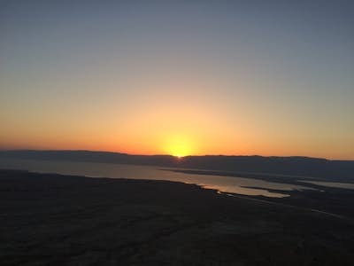 Take in a Sunrise at Mt. Masada