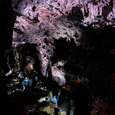 Explore the Lava Tunnel, Raufarhólshellir