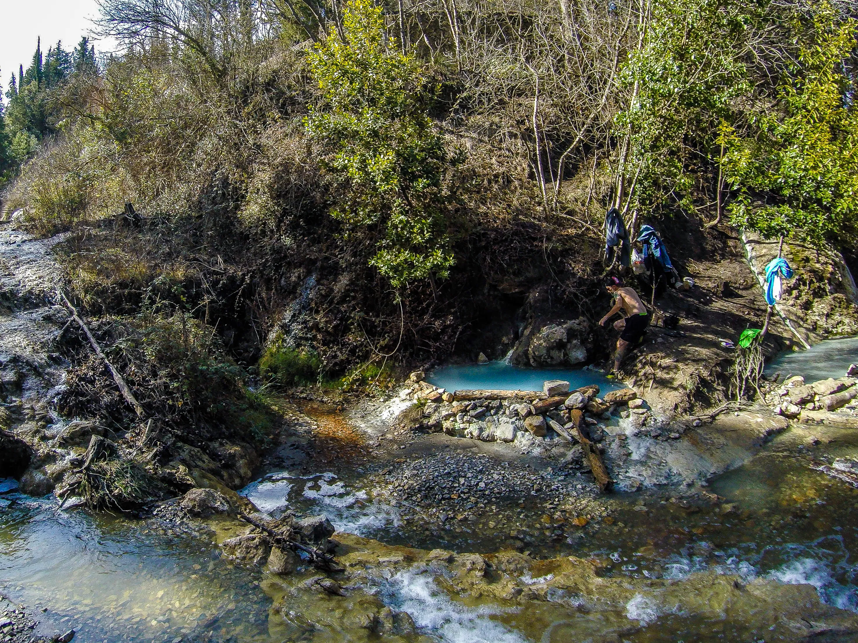 Soak in the Thermal Pools at Fosso Bianco