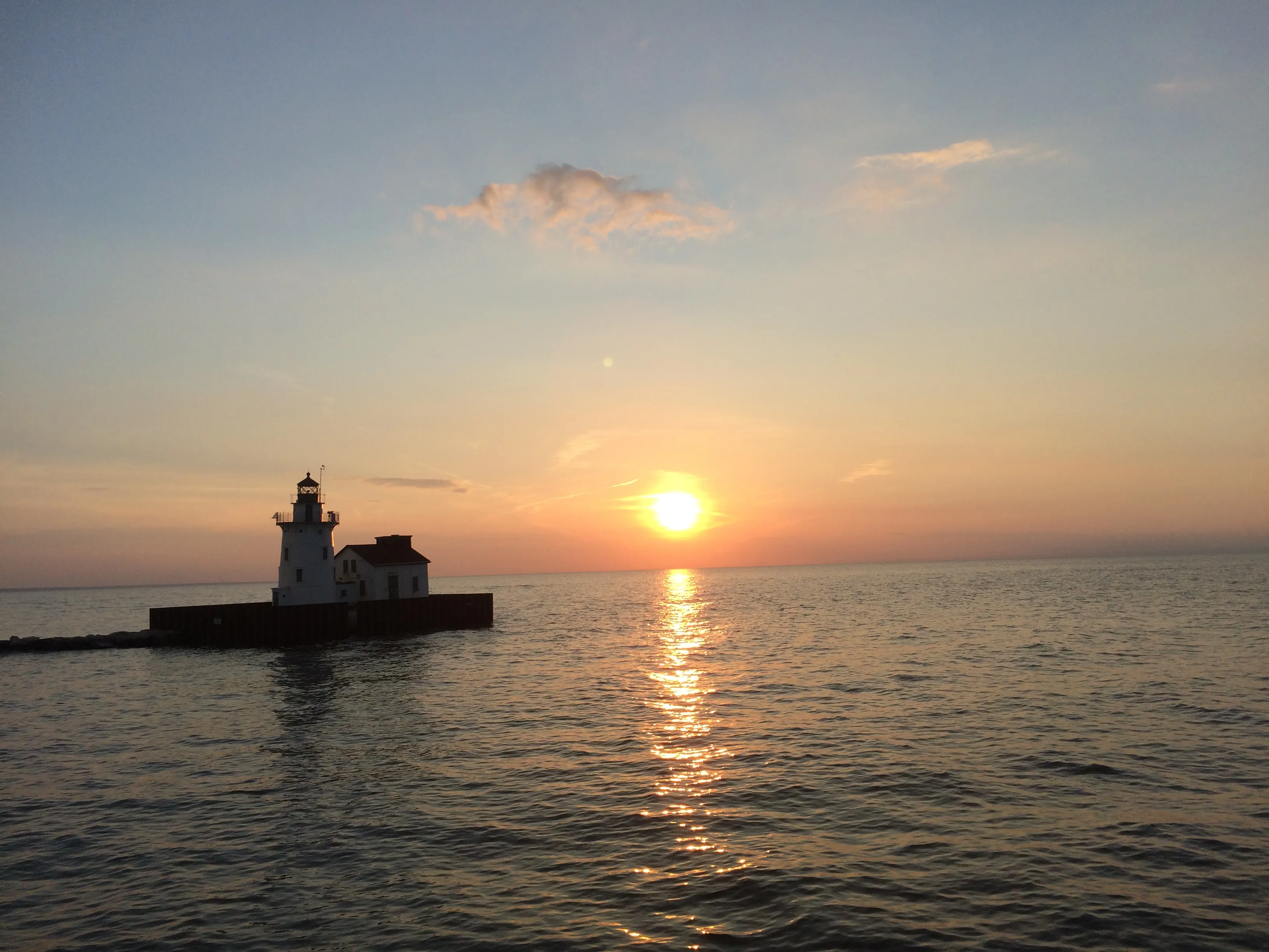 Photograph Lake Erie at Edgewater Park