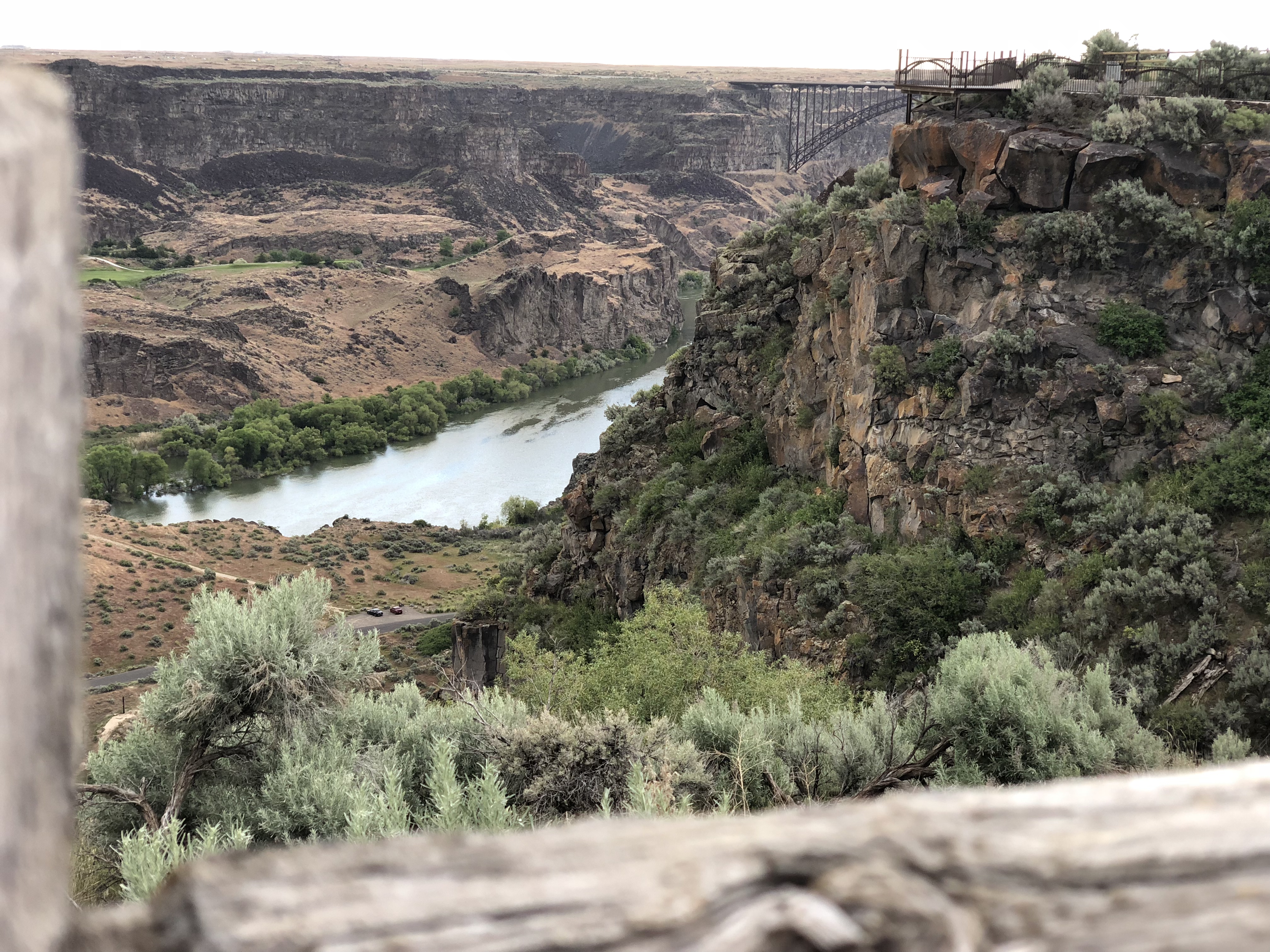Perrine Bridge and Perrine Coulee Falls