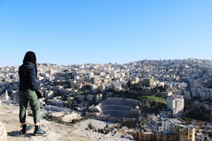 Photograph the Amman Citadel at Sunset