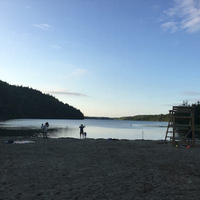 Swim at Echo Lake 