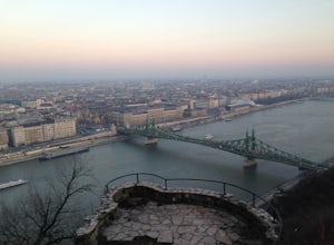 Photograph Budapest and the Danube River from Citadella