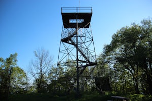 Hike to Frozen Head State Park Fire Tower 