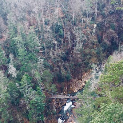 Hike to Hurricane Falls, Tallulah Gorge SP