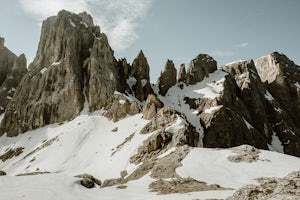 Hike from Passo San Pelligrino to Rifugio Mulaz