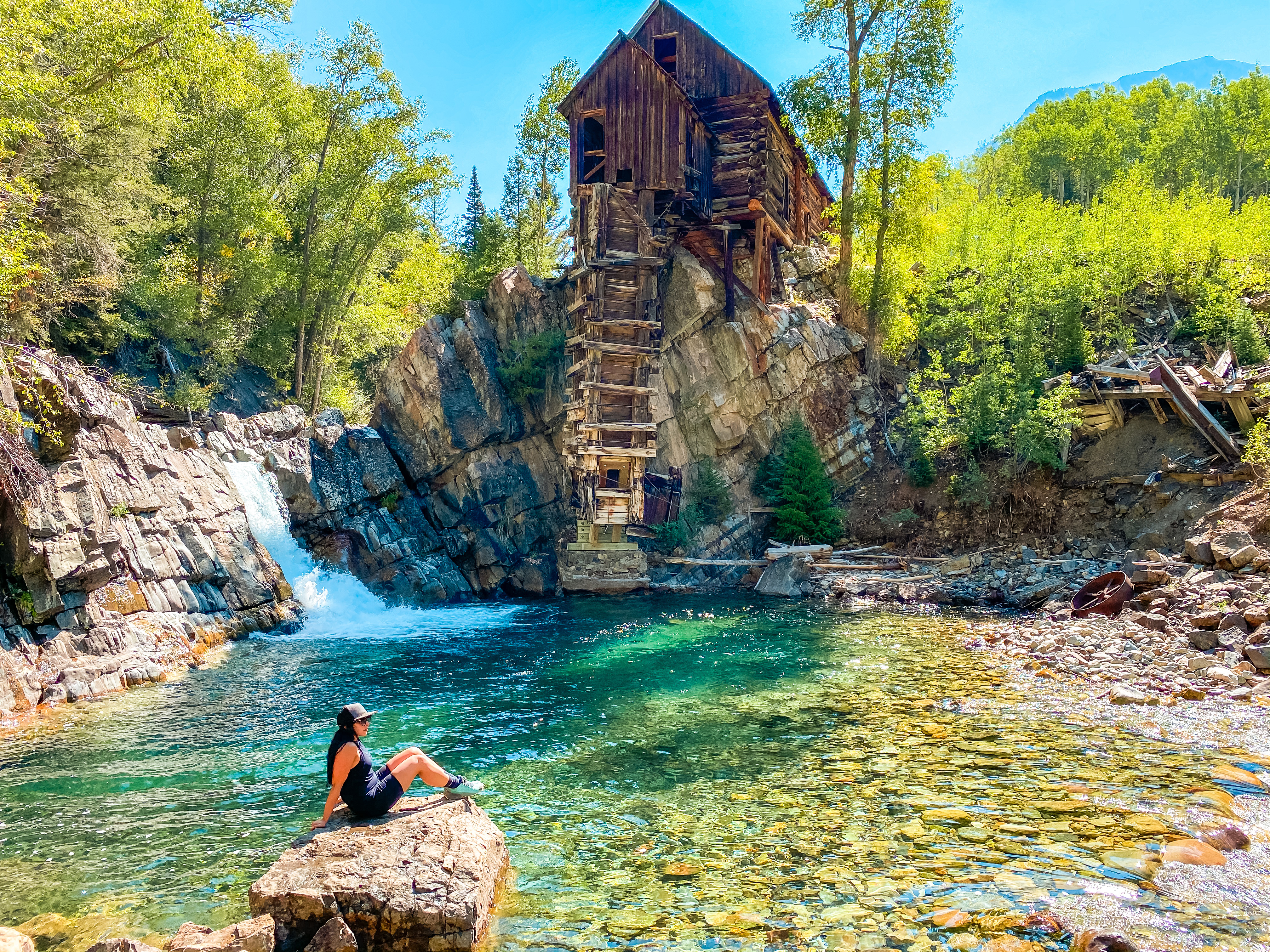 Lizard Lake and Crystal Mill
