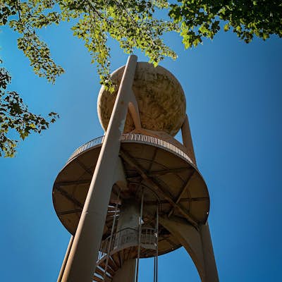 Explore the Giant City Lodge and Water Tower