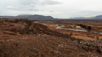 Hike through Þingvellir National Park