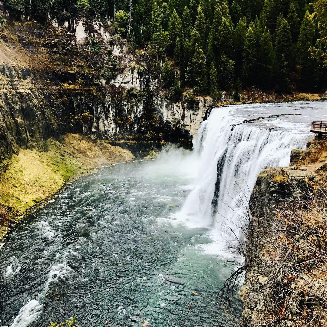 Upper and Lower Mesa Falls Loop