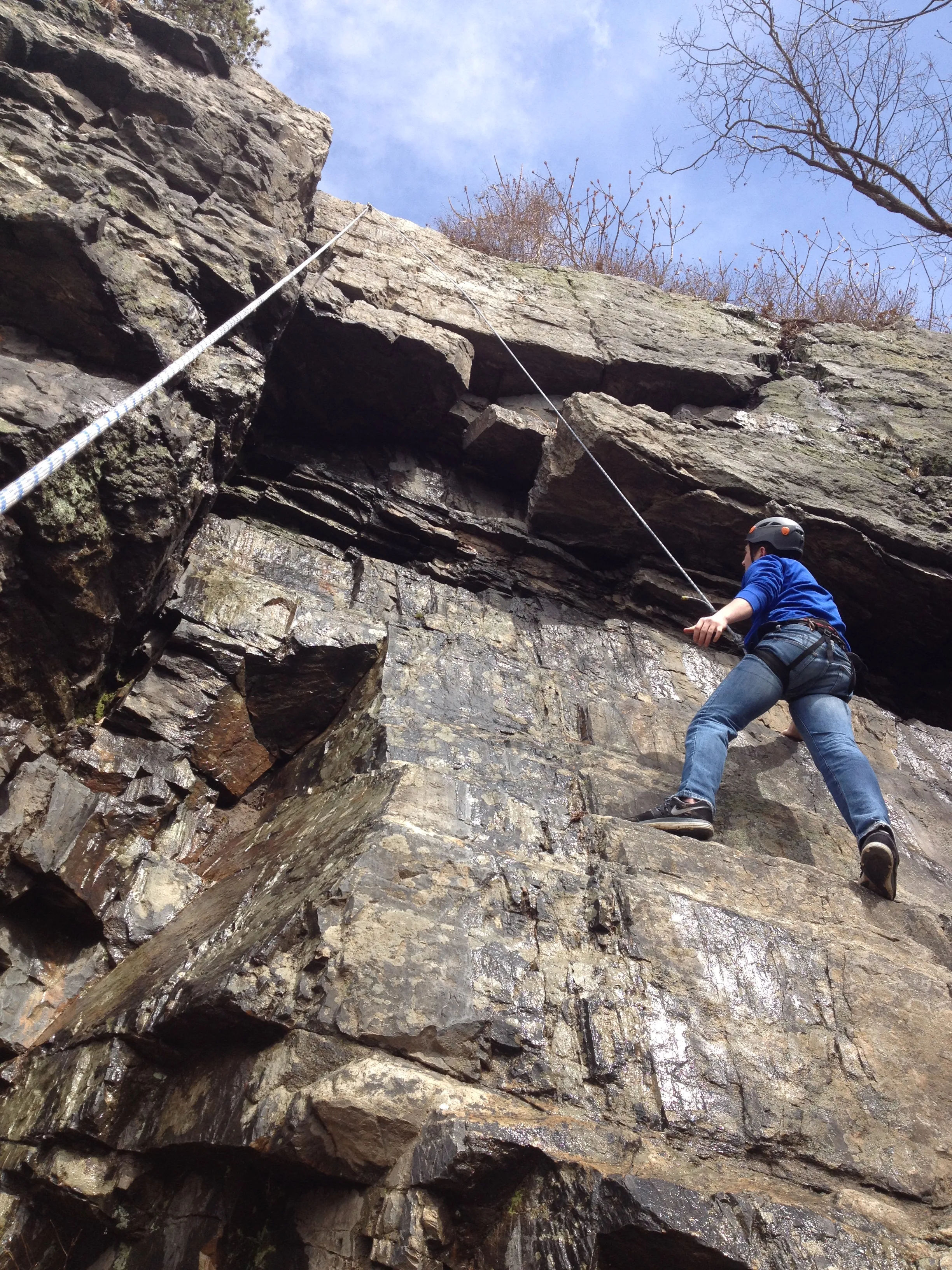 Climb At Chickies Rock