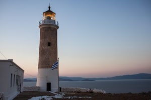 Photograph the sunset at Moudari Lighthouse