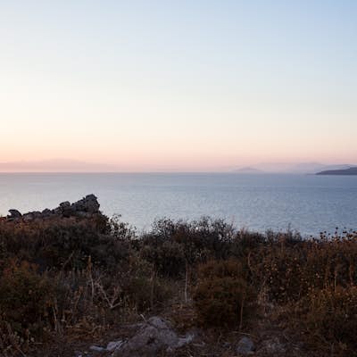 Photograph the sunset at Moudari Lighthouse