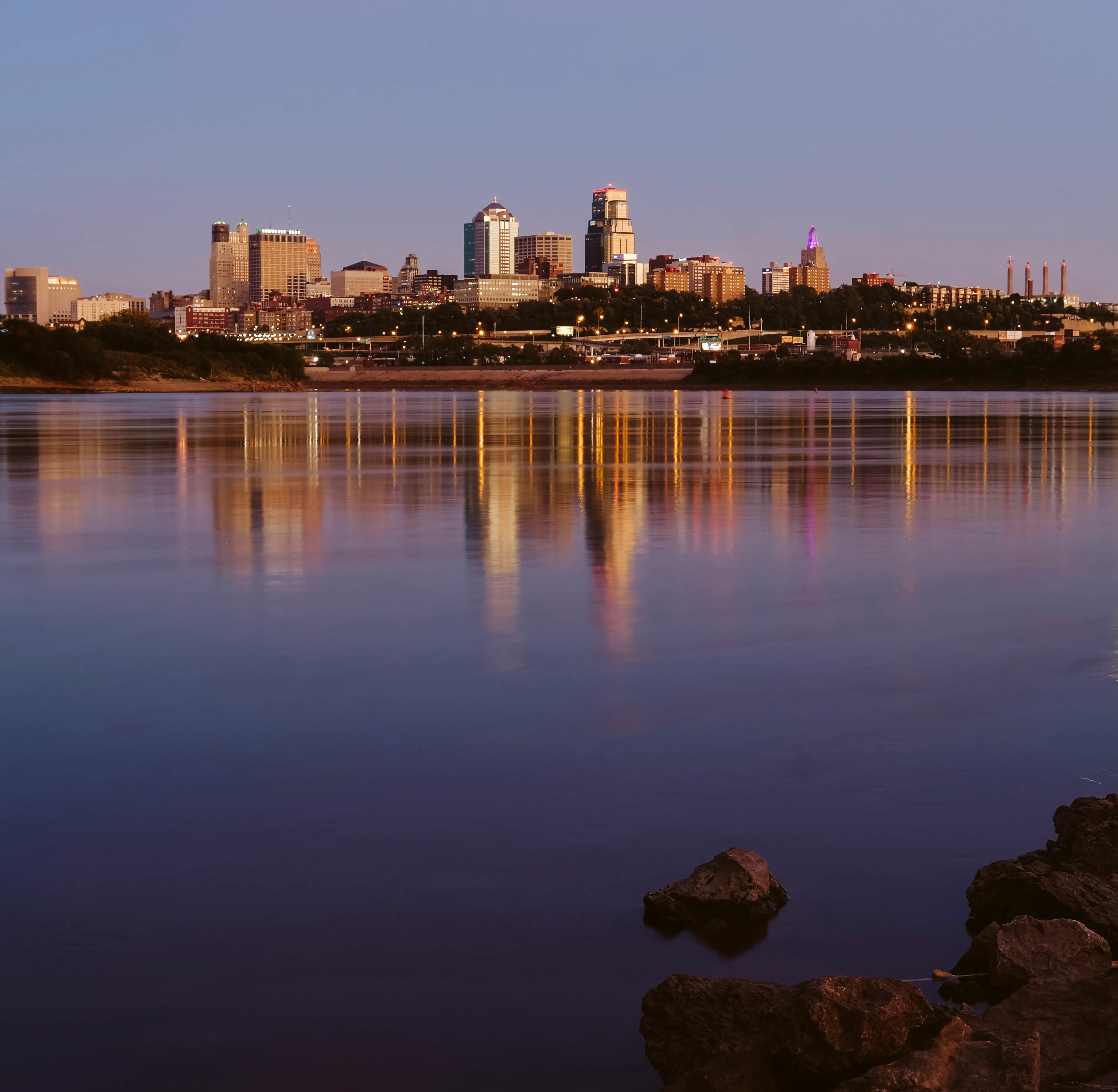 Photograph the Kansas City Skyline via Kaw Point Park 