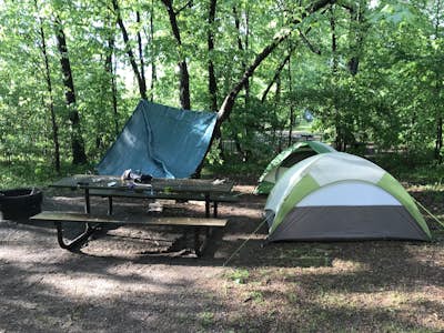 Camp at William O'Brien State Park