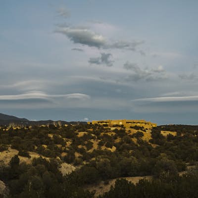Catch a sunset over the hills of Santa Fe