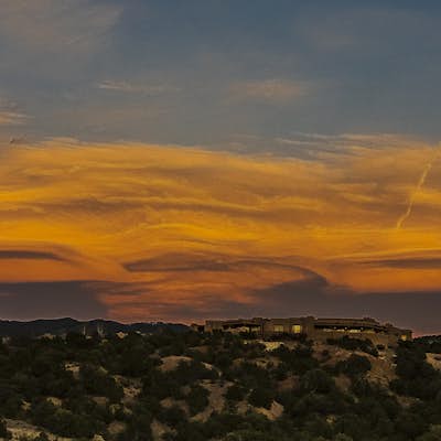 Catch a sunset over the hills of Santa Fe