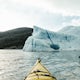 Kayak Among Icebergs on Lago Grey