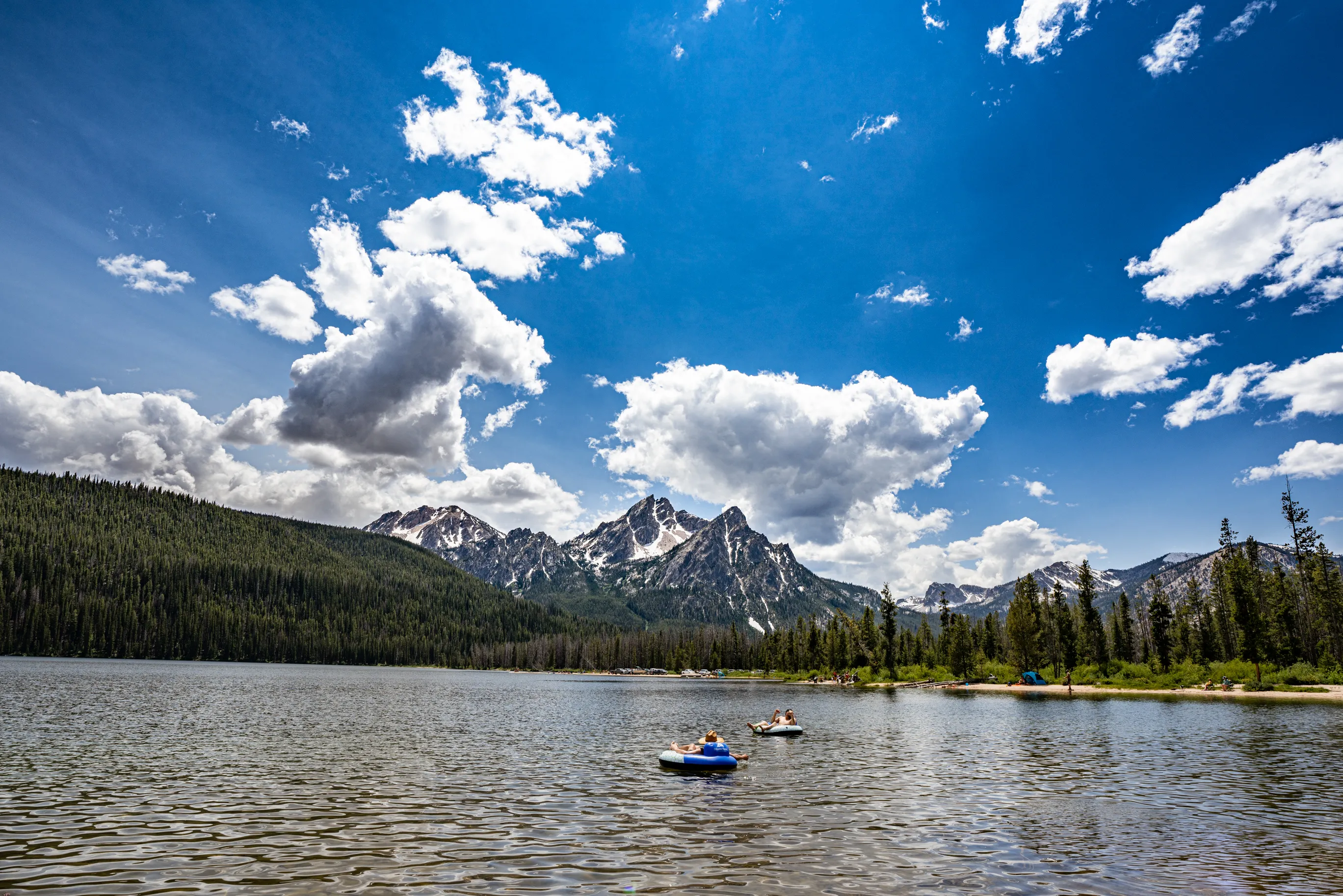 Photograph McGowan Peak & Stanley Lake at Sunrise 