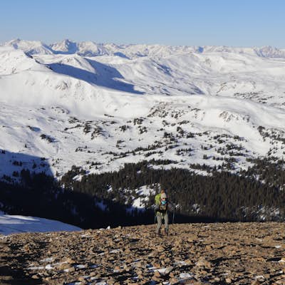 Hike Grizzly Peak at Loveland Pass