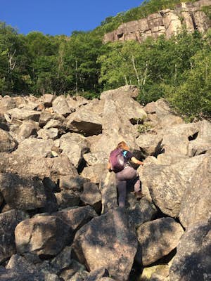 Precipice Trail of Champlain Mountain