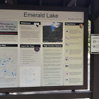 Emerald Lake via Bear Lake Trailhead