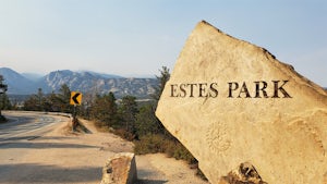 Photograph at The Estes Park Sign