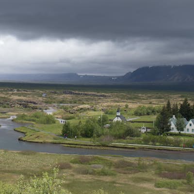 Hike through Þingvellir National Park
