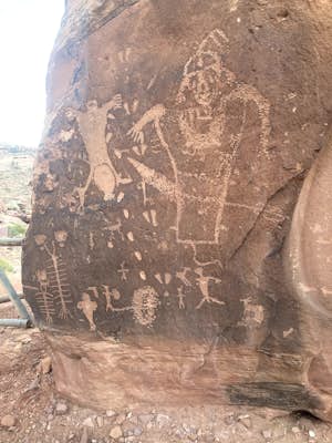 View the Petroglyphs at Birthing Rock
