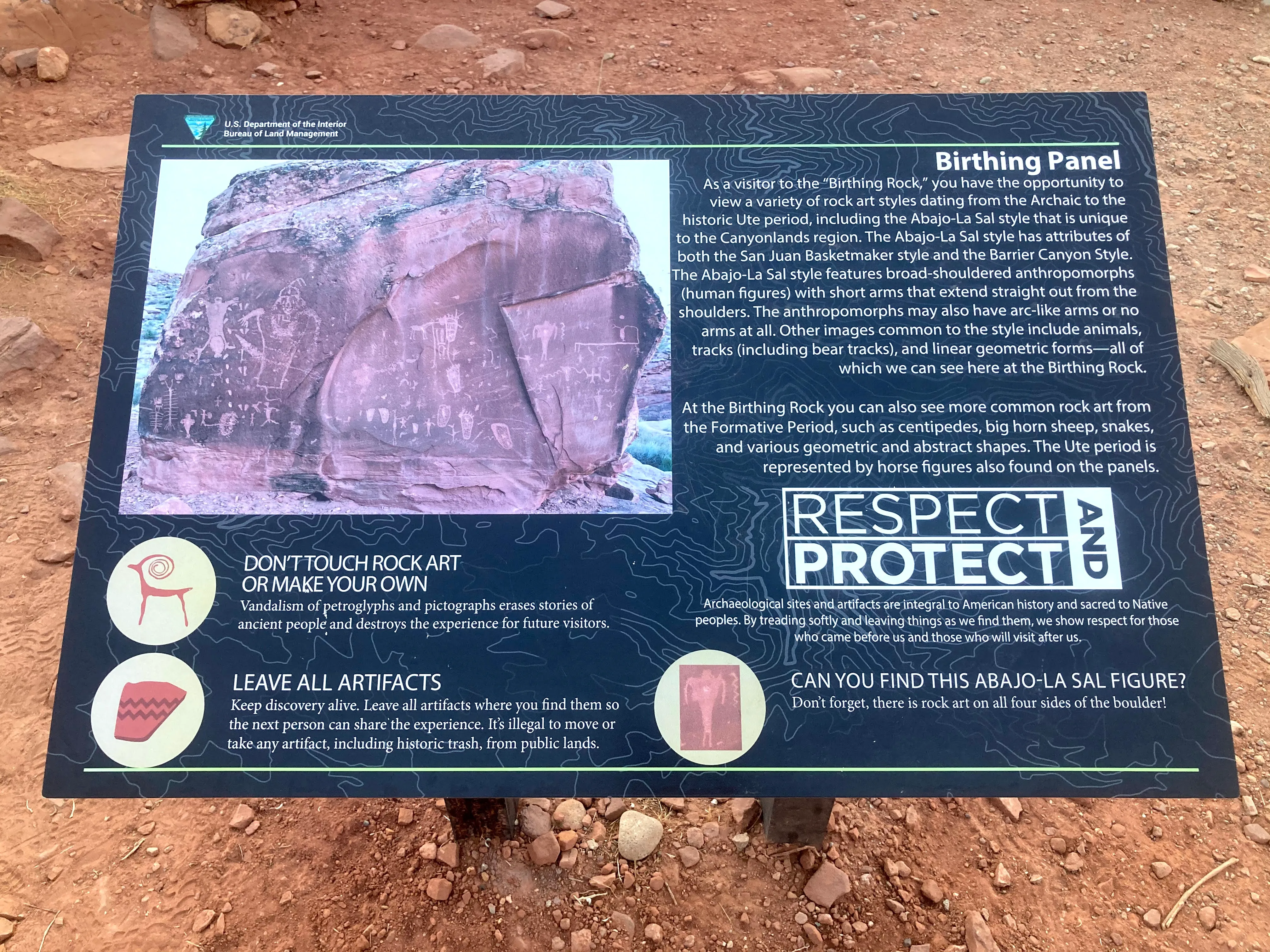 View the Petroglyphs at Birthing Rock