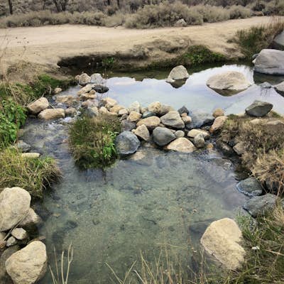 Soak in Keough Hot Springs Creek